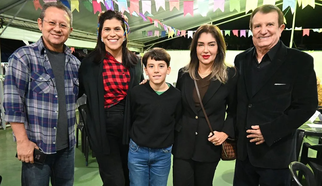 Diretor de Comunicação, Edmar Soares, Mônica Letícia, João Gabriel, Ana Cristina e Estenio Campelo