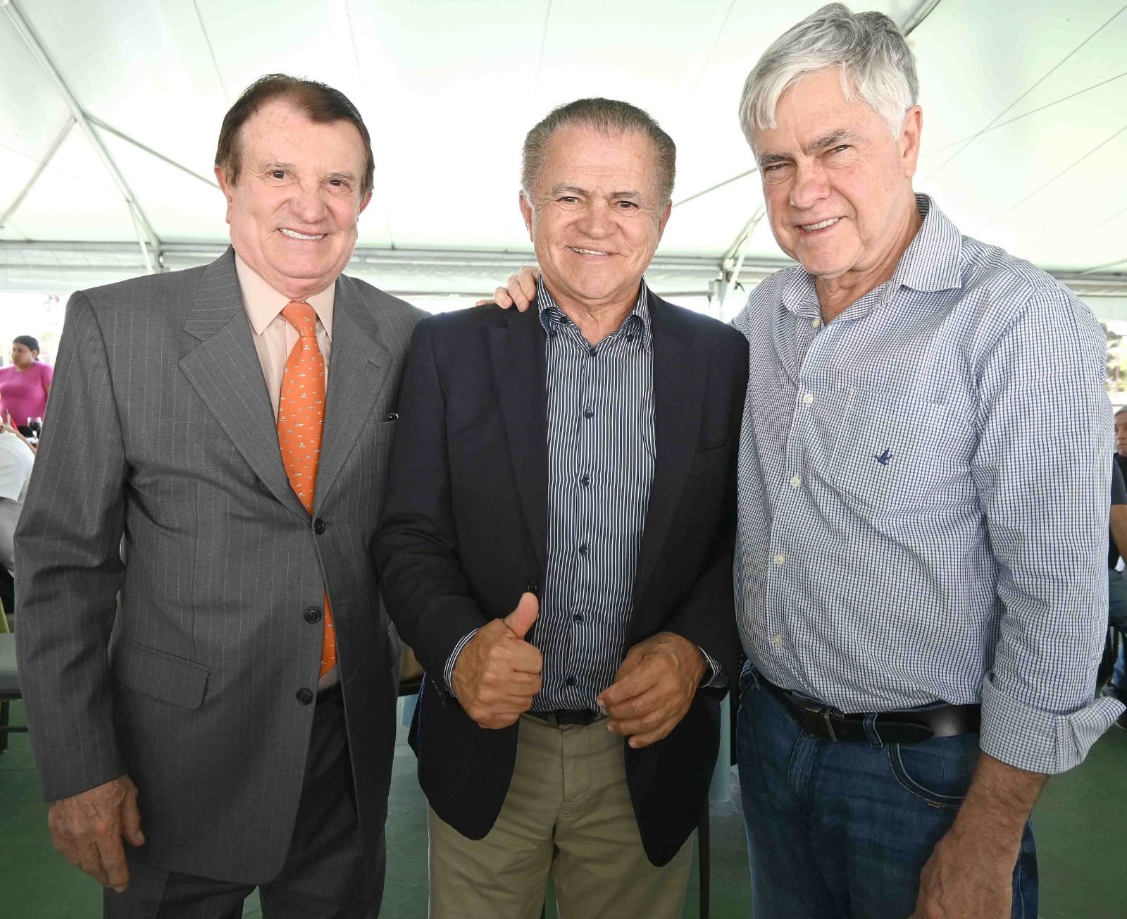 Estenio Campelo, Manoelzinho Andrade e Augusto Carvalho