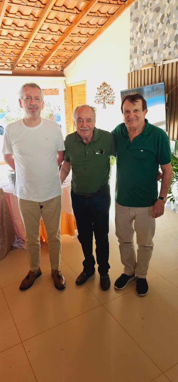 João Carlos, Freitas Neto e o advogado Estenio Campelo